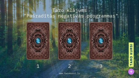 Taro klājums "Pašradītās negatīvās programmas"