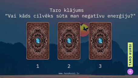 Taro klājums "Vai kāds cilvēks sūta man negatīvu enerģiju?"