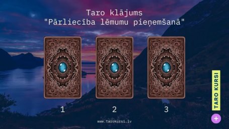 Taro klājums "Pārliecība lēmumu pieņemšanā"