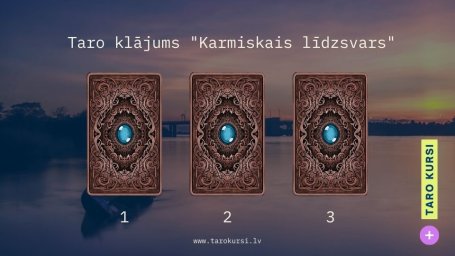 Taro klājums "Karmiskais līdzsvars"