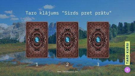 ​Taro klājums "Sirds pret prātu"